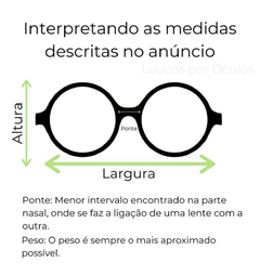 Armação Para Grau - AS23-476 - Loucos por Óculos