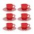 Conjunto de Chá Cerâmica Oxford Floreal Renda 12 peças - comprar online