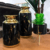 Vaso de Cerâmica Dourado com Preto