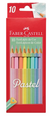 Lapiz Color Faber X10 Colores Pastel