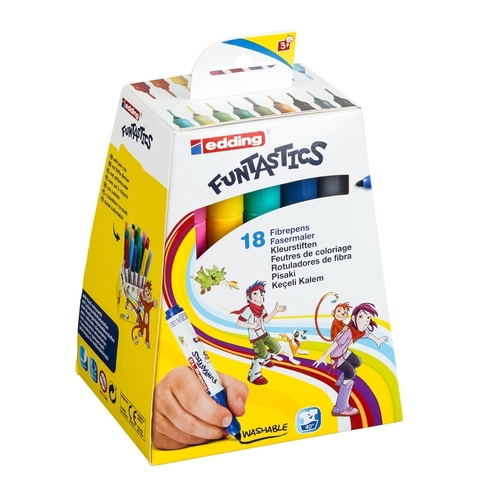 Marcador Edding Funtastics 14/18 -18 Colores