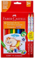 Lapiz Jumbo Faber Castell X12 Colores + 2 Negros