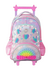 Mochila Carro Footy Rainbow Pop It Luz Led - 18 Pulgadas - 6301 en internet