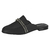 Mule Vizzano 1376111 Preto com Tira de Brilho Bico Arredondado - comprar online