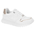 Tenis Vizzano 1429208 Branco com Prata com Logo em Relevo