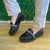 Loafer Beira Rio 4283117 Preto com Cordão de Brilho