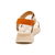 Papete Modare 7198101 Offwhite Bege Tangerina e Dourado - comprar online