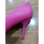 Scarpin Beira Rio 41221400 Pink Texturizado Salto Alto Fino na internet