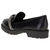 Loafer Beira Rio 4283117 Preto com Cordão de Brilho - VEST