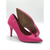 Scarpin Vizzano 11841101 Magenta Pelica Salto Alto Fino - loja online