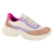 Tenis Beira Rio 4295107 Branco Lilas e Rose