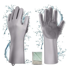 Guantes Silicona Esponja Lavaplatos Mascota Cocina Moderno en internet