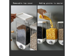 Dispenser De Pared Cereales Granos semillas Hermetico 1 litro