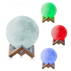 Lámpara Luna Cambia De Color Humidificador 13Cm - Nahan