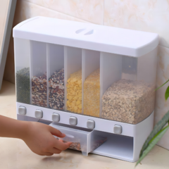 Dispensador De Cereales Granos Legumbres 6 Calidad Premium - tienda online