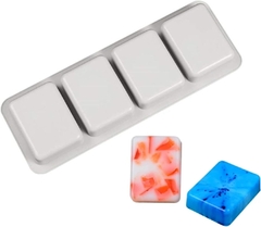 Molde de Silicona Rectangular Tamaño Ideal para Jabones - Nahan