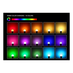 Foco Led RGB E27 3W - comprar online