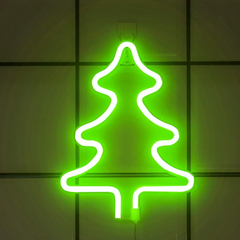 Lampara Led Colgante Arbol de Navidad Verde 26cm - Nahan