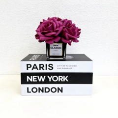 Libro Decorativo Paris New York London X3 Unidades