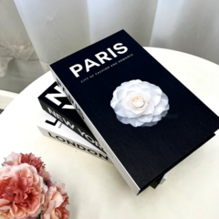 Libro Decorativo Paris New York London X3 Unidades