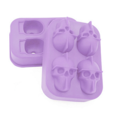 Cubetera Calavera Hielos Con Forma de Calavera Huesos - tienda online