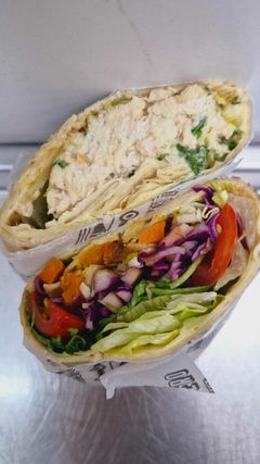 Wrap con pollo en internet