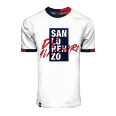 Remera San Lorenzo (7372 SF HM 25 blanco)