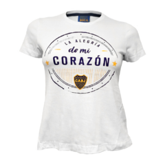 Remera Dama Boca (7444 SF 24 blanca)