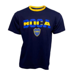 Remera Boca NIÑO (7460 NÑ SF 24 marino)