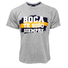 Remera Boca (7462 gris HM SF 24)