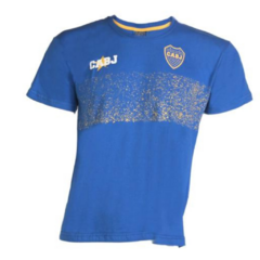 Remera Boca NIÑO (7526 NÑ SF 23 francia)