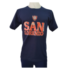 Remera San Lorenzo NIÑO (7641 marino SF 22 NÑ)