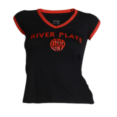 Remera River Dama negra (7811 SF 21 )