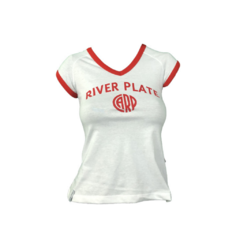 Remera River Dama (21 SF 7811 blanca)