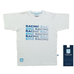 Remera Racing (7887 HM SF 19 blanca)