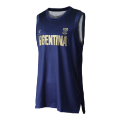 CAMISETA BASQUET ARGENTINA (KELME 24 marino lisa)