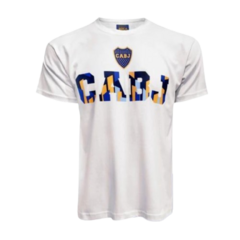 Remera Boca NIÑO (7464 blanca NÑ SF 24)