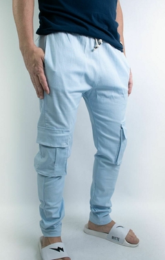 PANTALON CARGO DE LINO "LINAS"