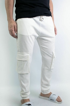 PANTALON CARGO DE LINO "LINAS"