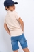Bermuda jeans CARGO celeste clasica - Popeye Kids