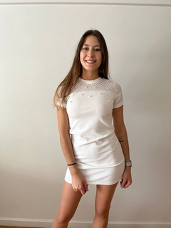 VESTIDO MIA CON PERLAS - comprar online