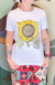 T-Shirt Girassol - Branca - comprar online