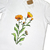 T-Shirt Mzk Branca-Flor na internet