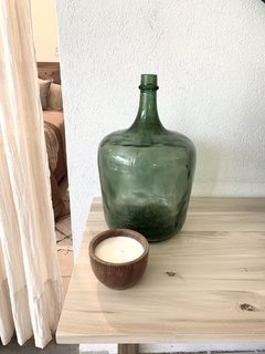 Vela de soja en cono de madera - Verobhome