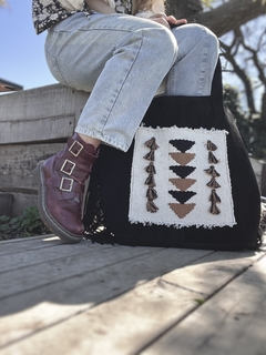 Cartera Peregrina en gamuza marron