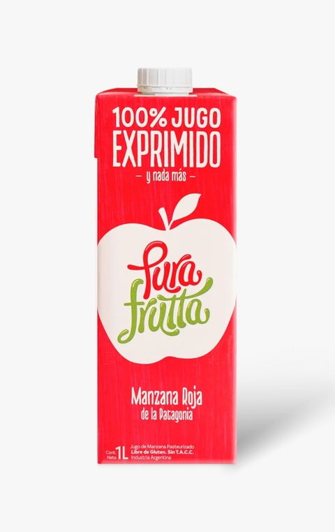 JUGO DE MANZANA 1LT - PURA FRUTTA