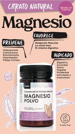 Magnesio en polvo 150Gr - NATIER - comprar online