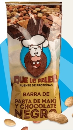 BARRA DE MANI CHOCOLATE - QUE LO PALEO