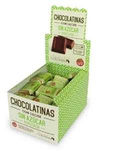 CHOCOLATINAS S/ AZUCAR 5 GRS - COLONIAL