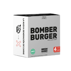 HAMBURGUESAS VEGANAS 4 UN. GREEN BOMBER